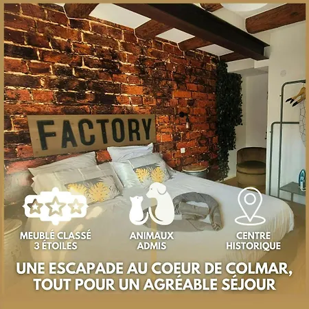 Apartment Hyper Centre The Factory Colmar